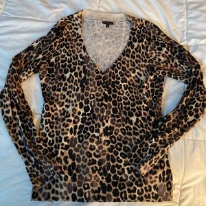 Express leopard sweater